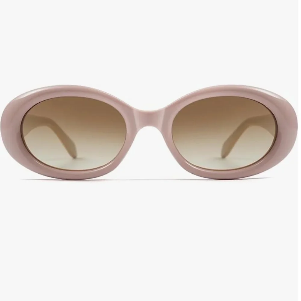 Cream with Gold Cross Sunglasses